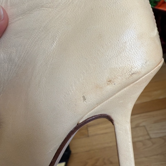 Miista Cream Heeled Boots - Picture 8 of 11